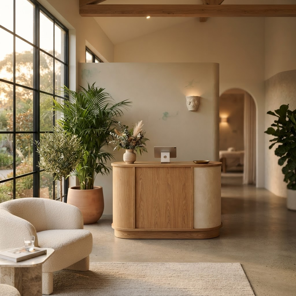 A calm, modern appointment studio